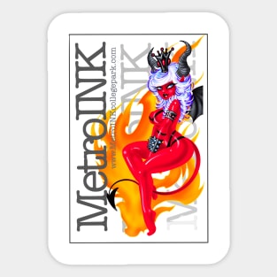 MetroINK Shop Shirt Sticker